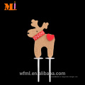 Fabricante directo forma de los ciervos forma no tejida decoración de la torta de Navidad para la venta